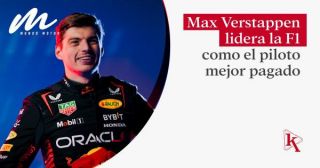 Max Verstappen lidera la F1 como el piloto mejor pagado