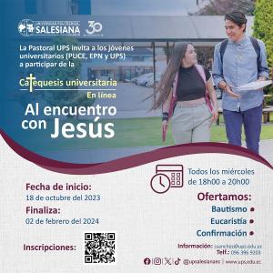 Catequesis universitaria: al encuentro con Jesús