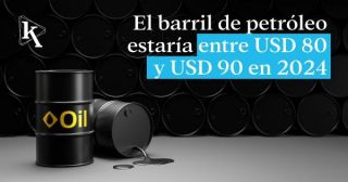 Se estima que el precio del barril de petróleo baje en 2024 frente al actual
